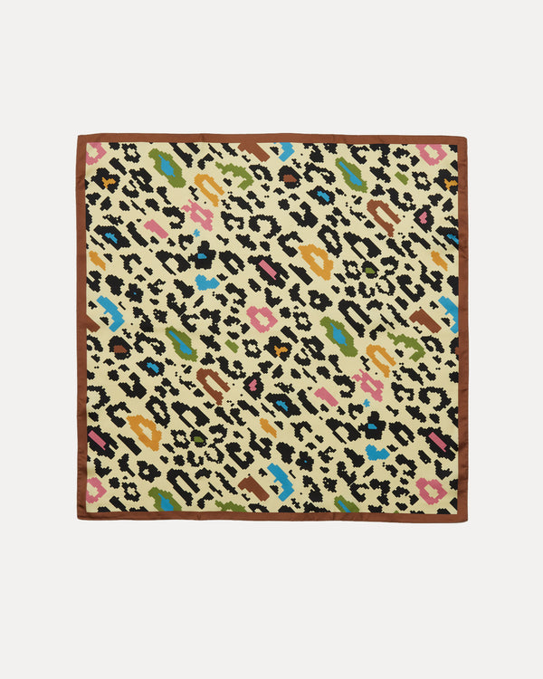 GOLF le Fleur  -  Silk Scarf - Digi Leopard
