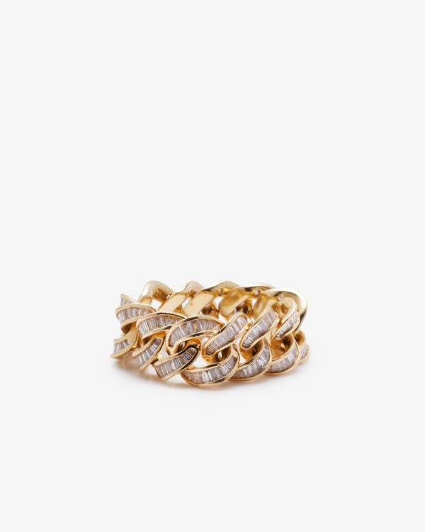 SHAY JEWELRY - 18Ky Full Baguette Diamond Ess - (Yellow Gold)