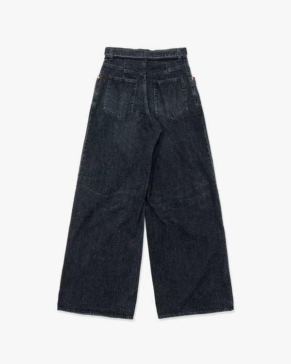 SACAI - Wide Denim Pants - (Black)