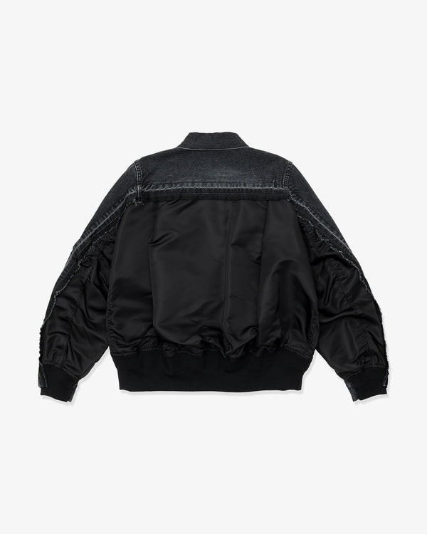 SACAI - Denim X Nylon Twill Jacket - (Black)