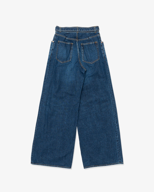 SACAI - Wide Denim Pants - (Blue)