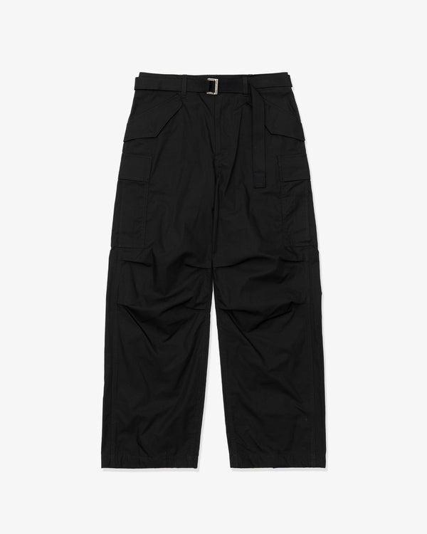 SACAI - Cotton Nylon Oxford Pants - (Black)