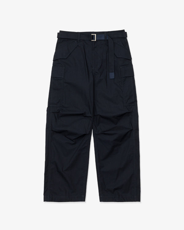 SACAI - Cotton Nylon Oxford Pants - (Navy)