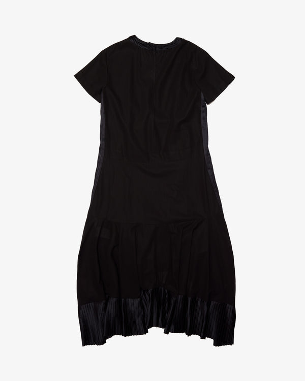SACAI - Cotton Broadcloth Dress - (Black)