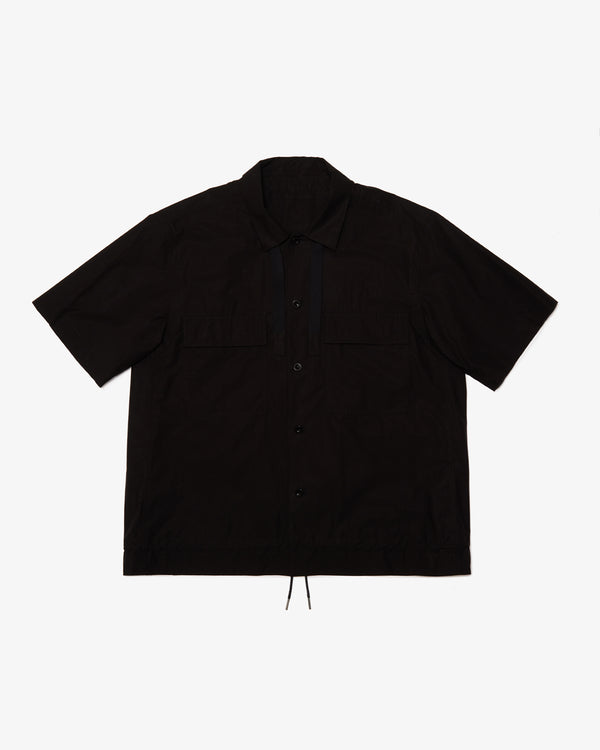 SACAI - Cotton Typewriter Shirt - (Black)