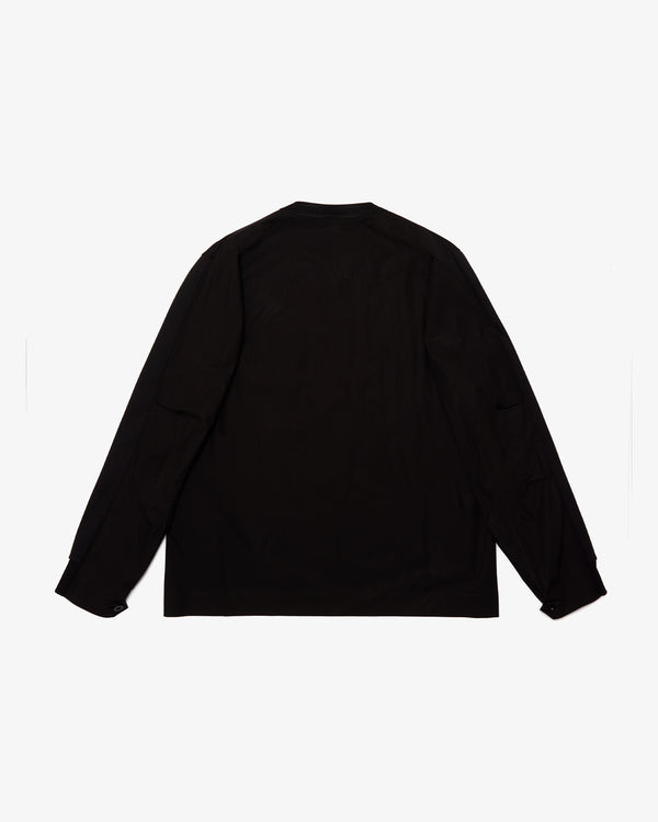 SACAI - Cotton Typewriter X Cotton Jersey L/S T-Shirt - (Black)