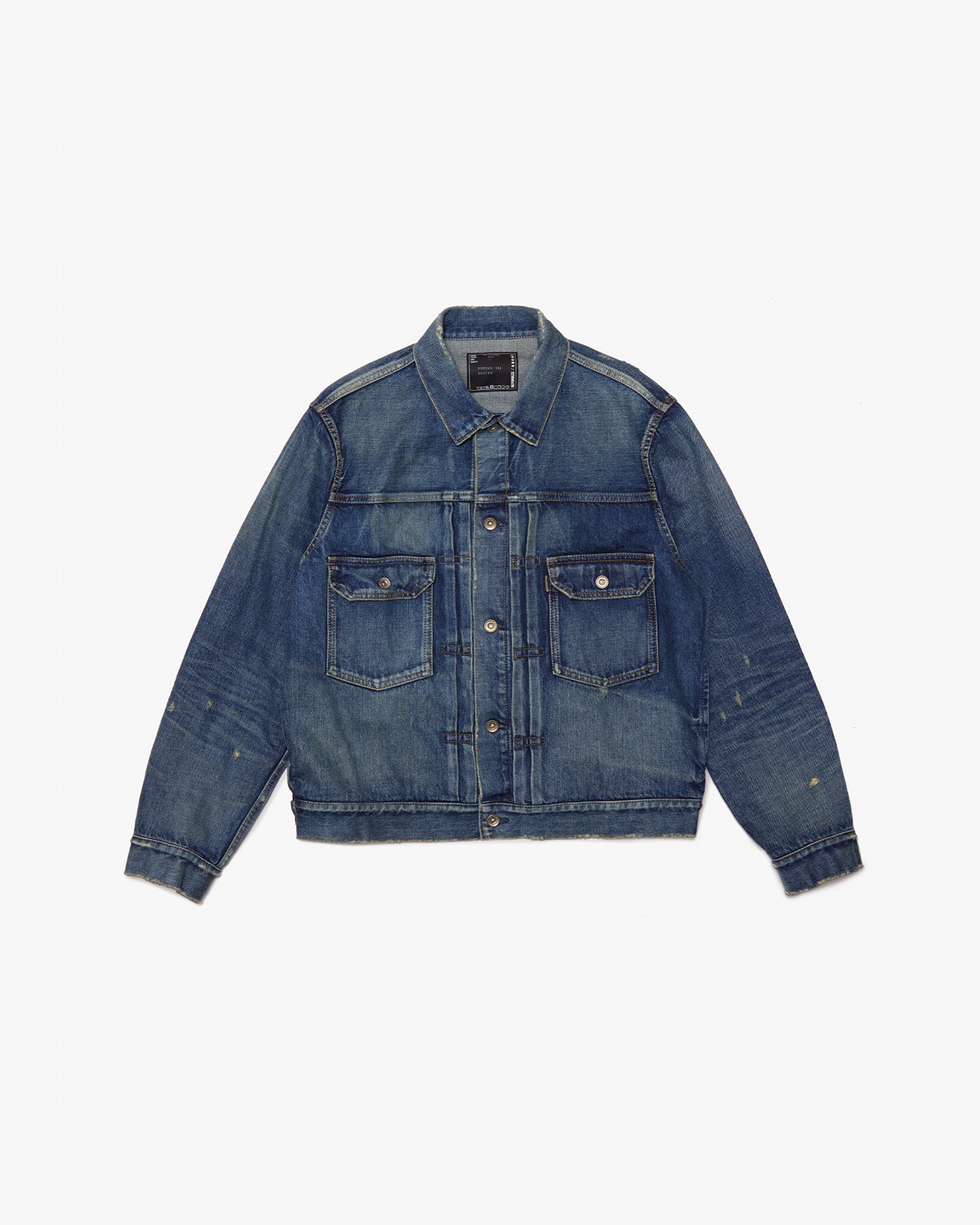 SACAI: Beyondexx Denim Jacket (Blue) | DSMG E-SHOP