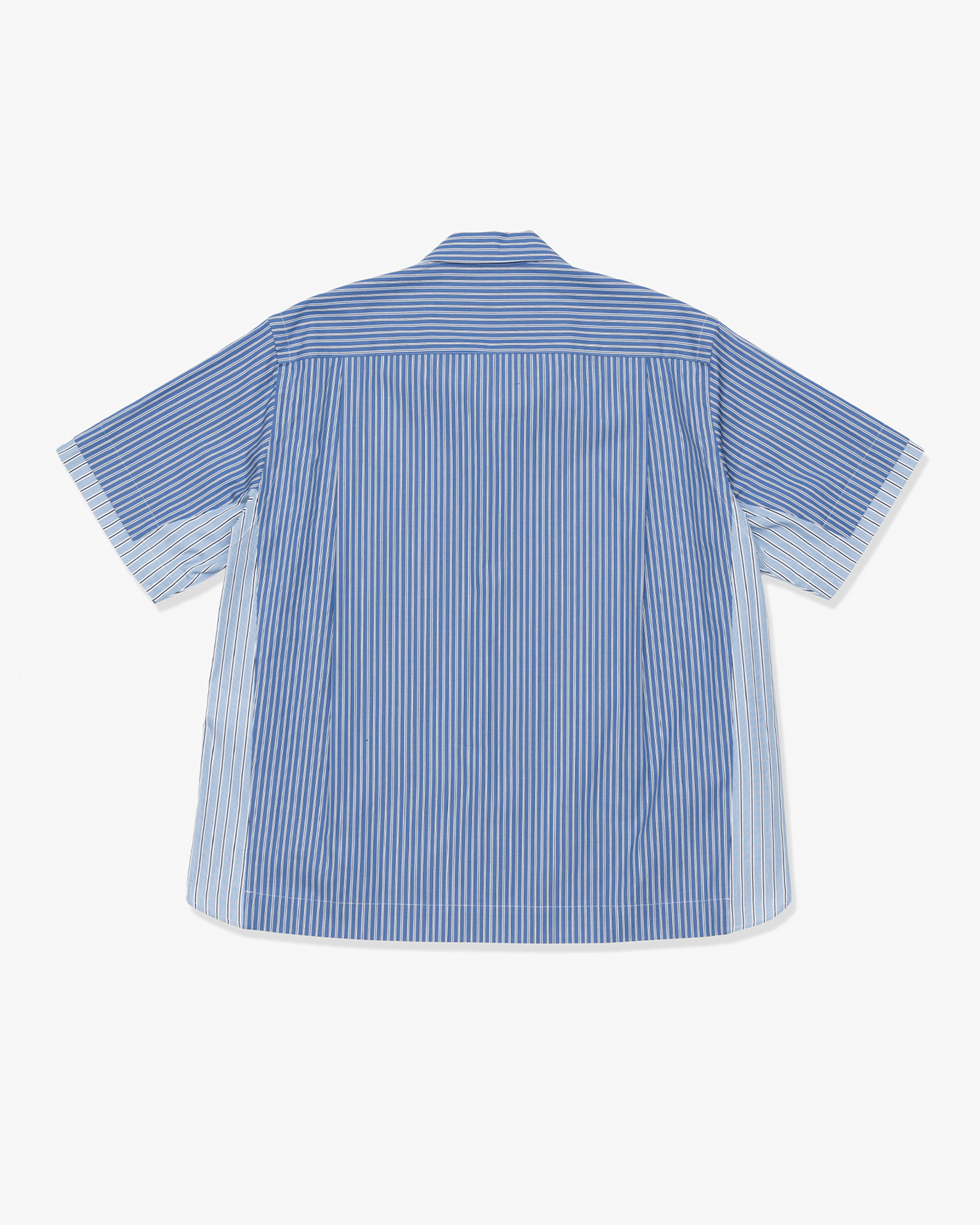 SACAI: Poplin Shirt (Blue Stripe) | DSMG E-SHOP
