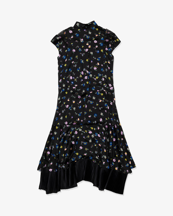 SACAI - Floral Print Dress - (Black)