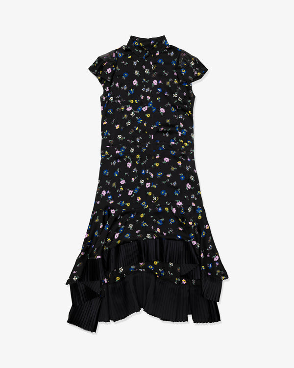SACAI - Floral Print Dress - (Black)