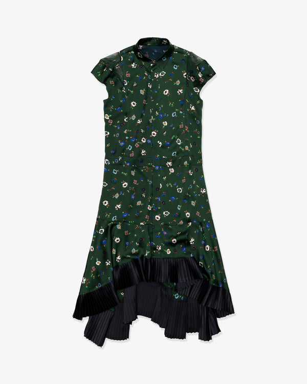 SACAI - Floral Print Dress - (Green)
