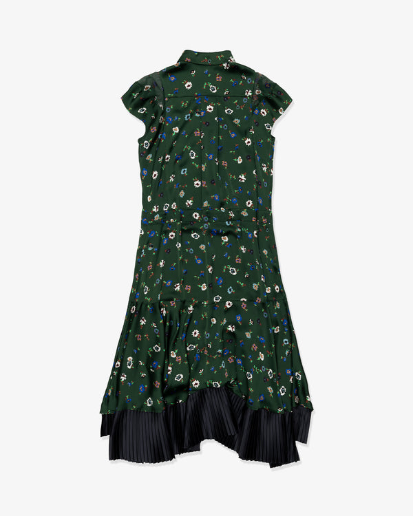 SACAI - Floral Print Dress - (Green)