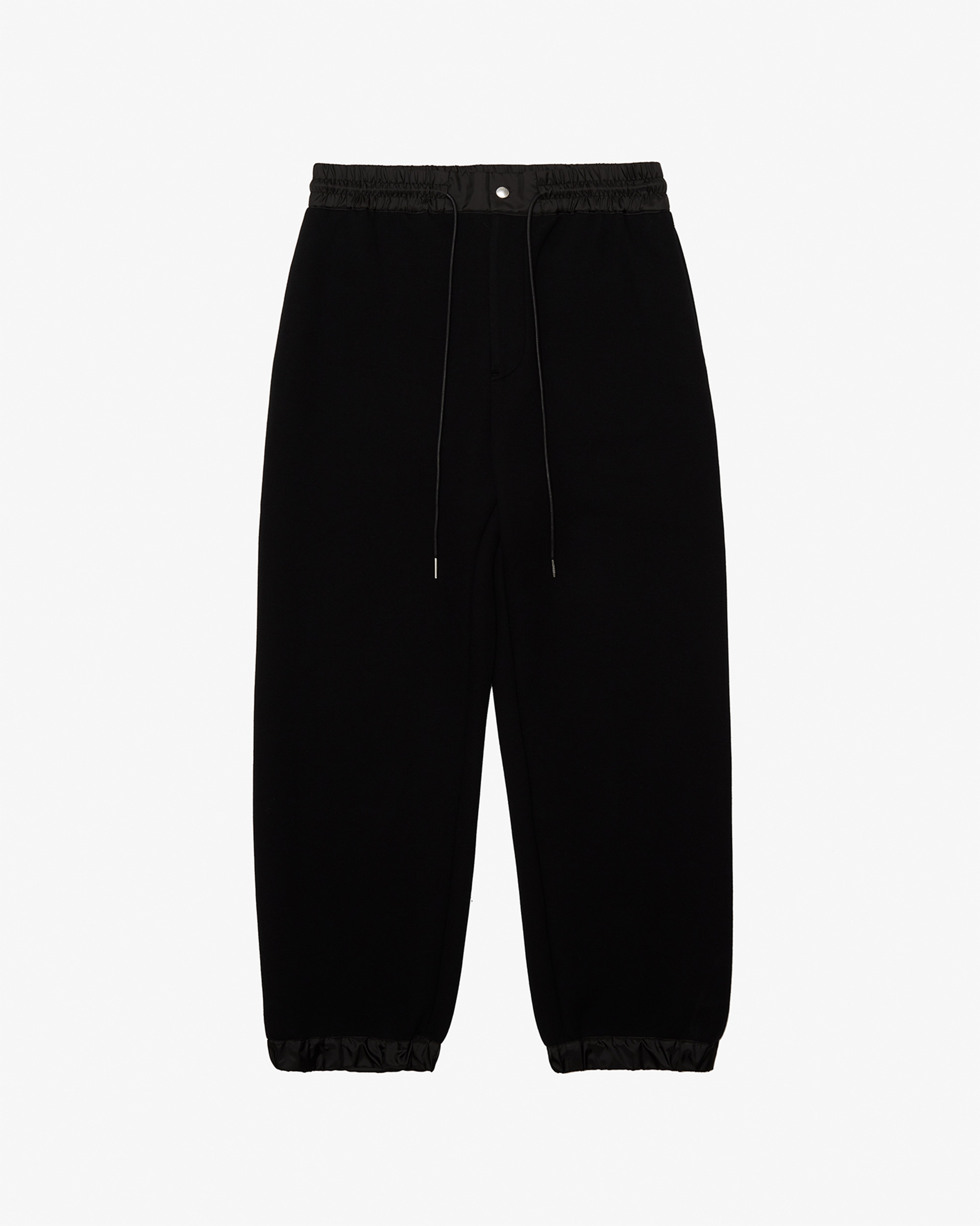 SACAI: Sponge Sweat Pants (Black) | DSMG E-SHOP