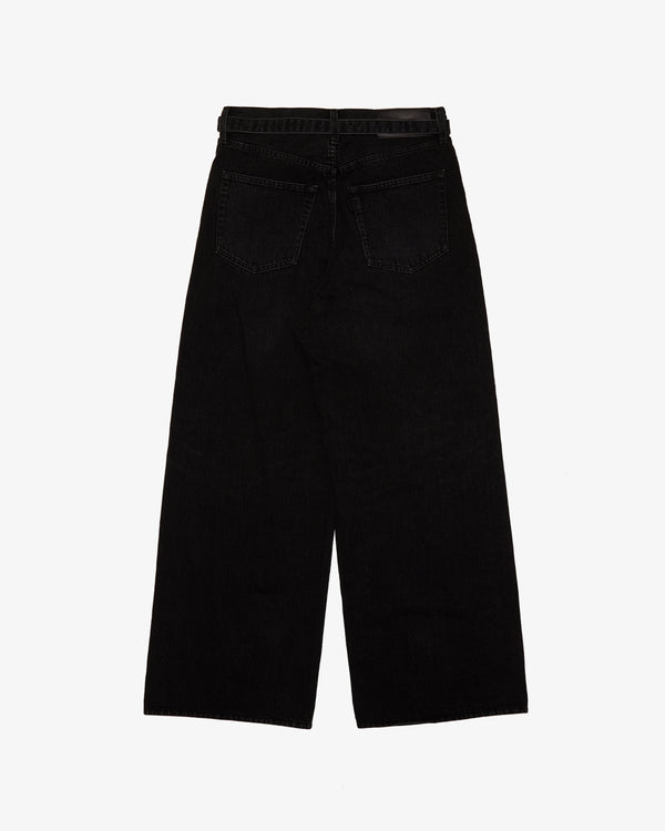 SACAI - Wide Denim Pants - (Black)