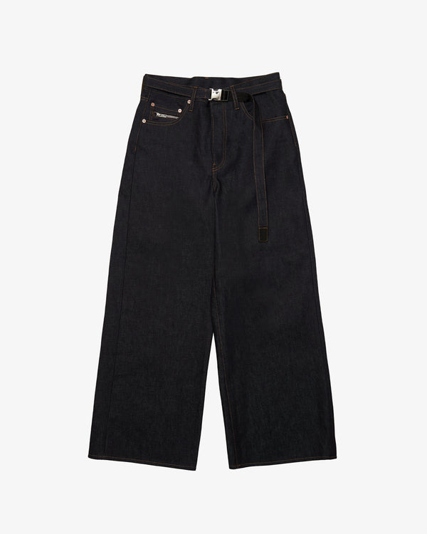 SACAI - Wide Denim Pants - (Indigo)