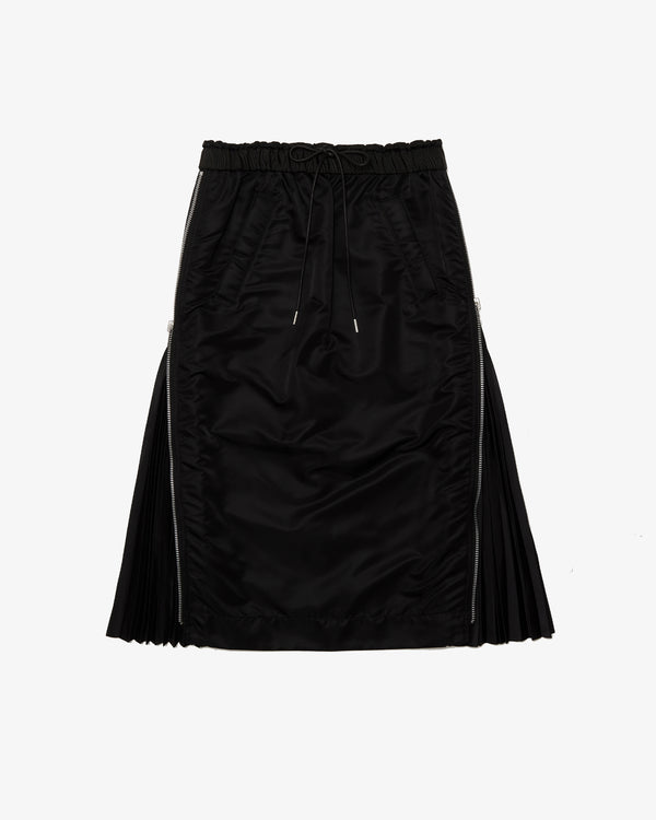 SACAI - Nylon Twill Skirt - (Black)