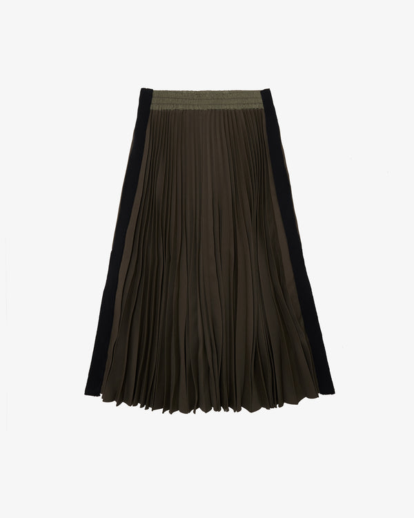 SACAI - Matelasse Twill Skirt - (Khaki)