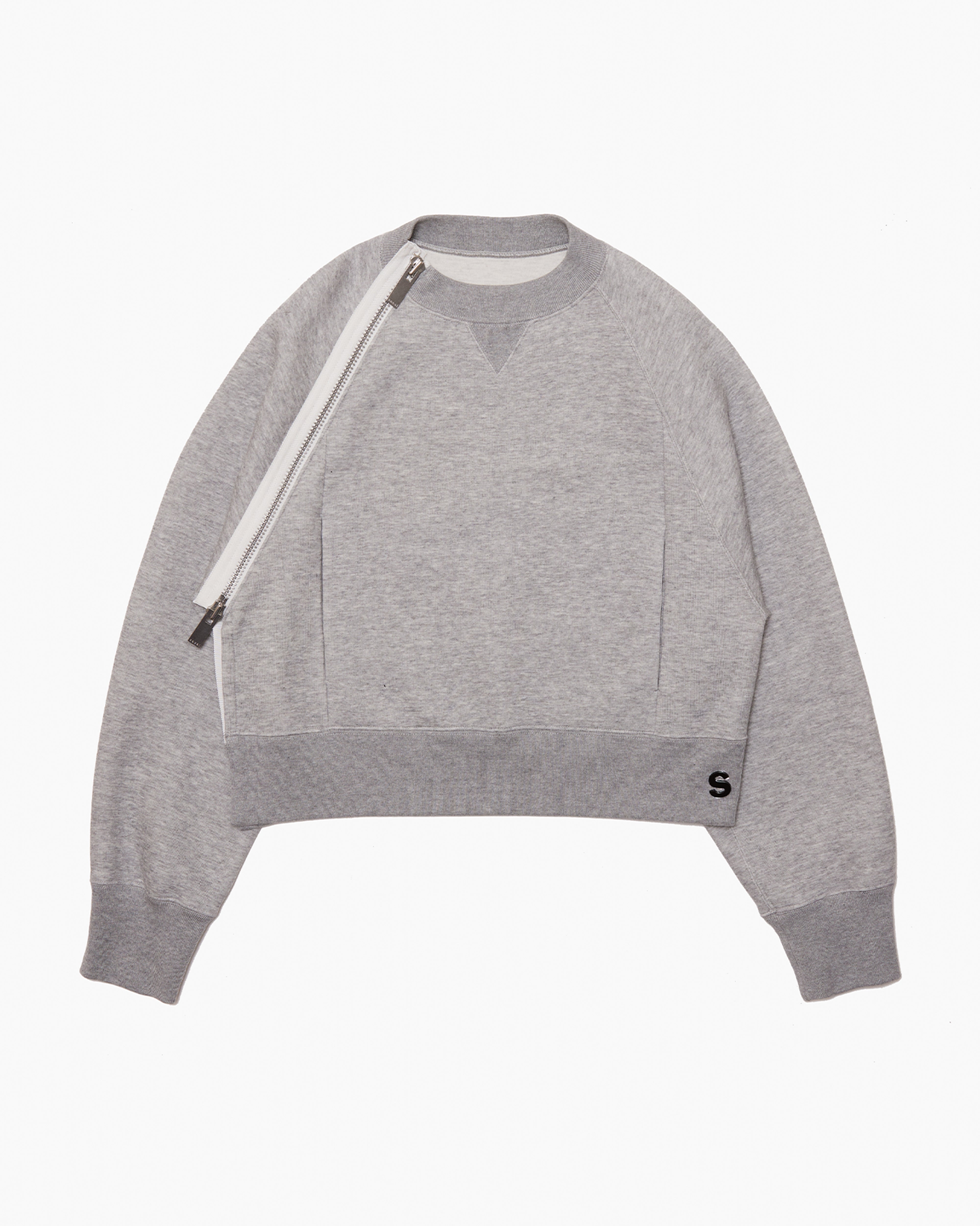 P*m様 sacai サカイ s Sponge Sweat Pullover サ SACAI: S Sponge Sweat Pullover (L/Gray) | DSMG E-SHOP