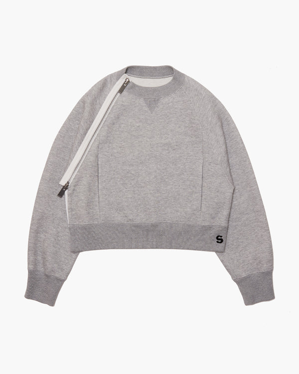 SACAI - S Sponge Sweat Pullover - (L/Gray)