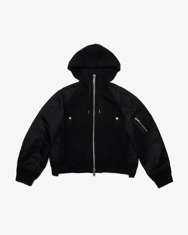 SACAI - Sponge Sweat Hoodie - (Black)