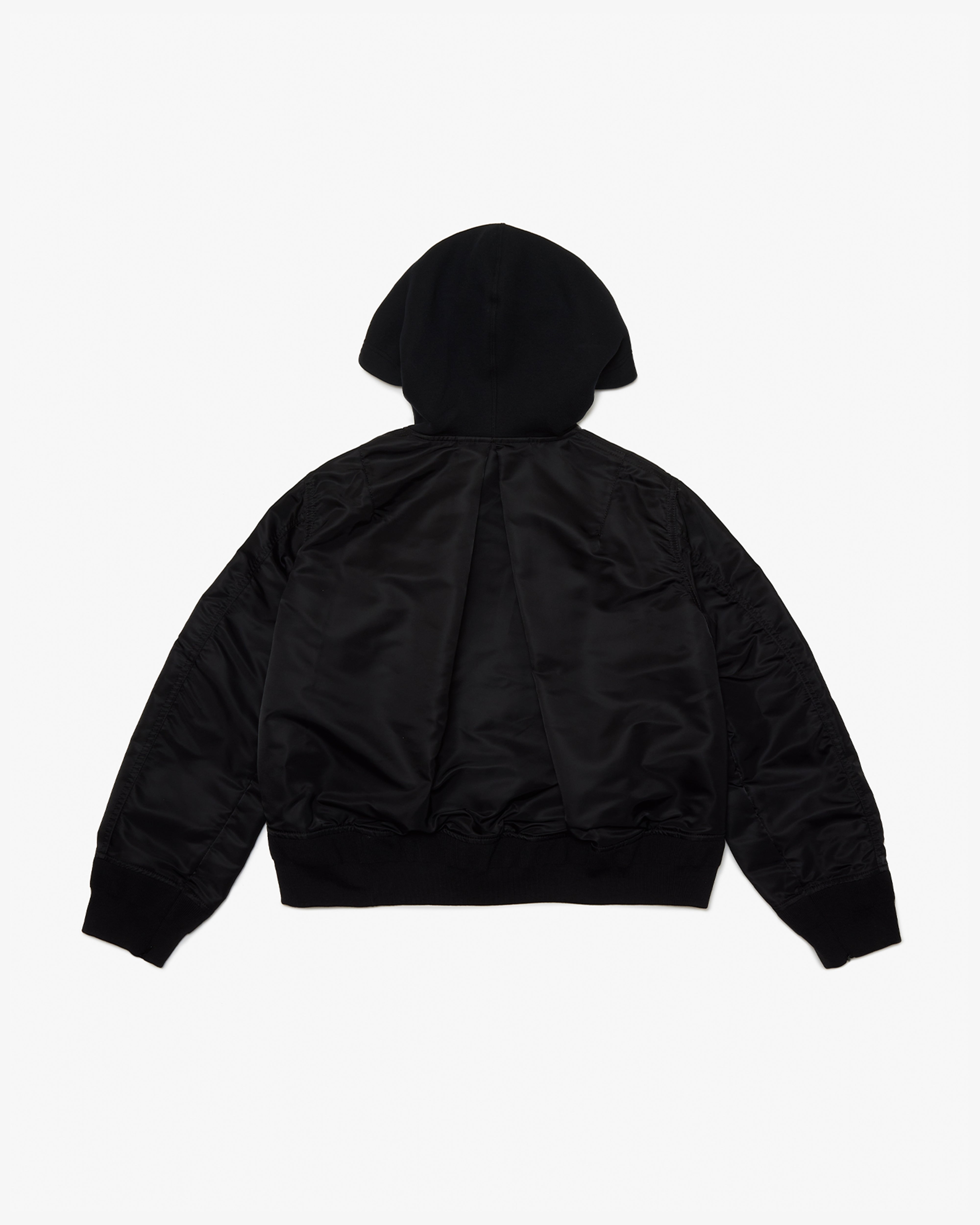 SACAI: Sponge Sweat Hoodie (Black) | DSMG E-SHOP