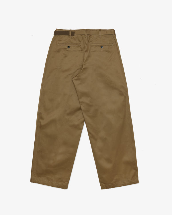SACAI - Cotton Chino Pants - (D/Beige)