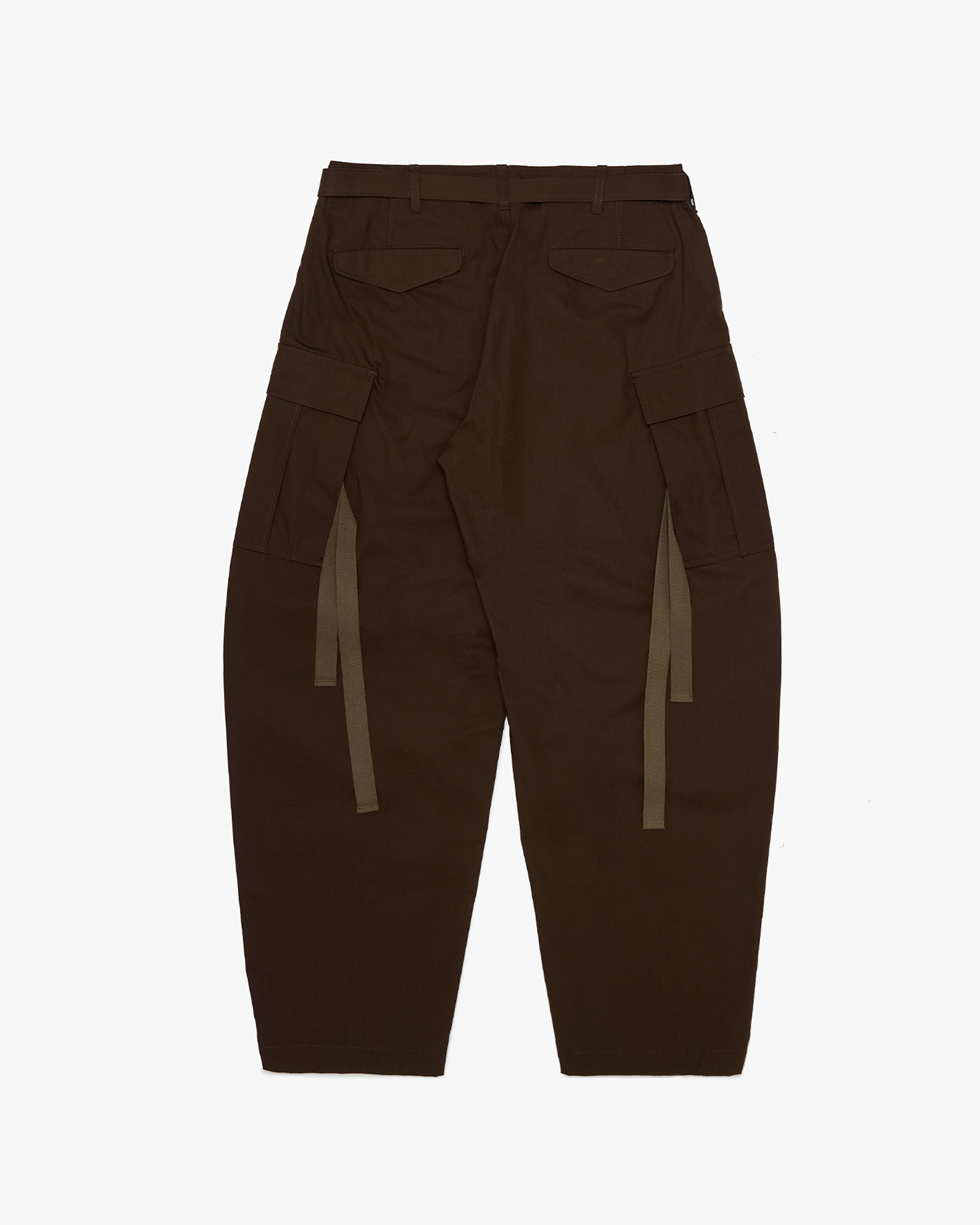 sacai Garment Dye Rip Stop Pants カーゴパンツ SACAI: Rip Stop Pants (Brown) | DSMG E-SHOP