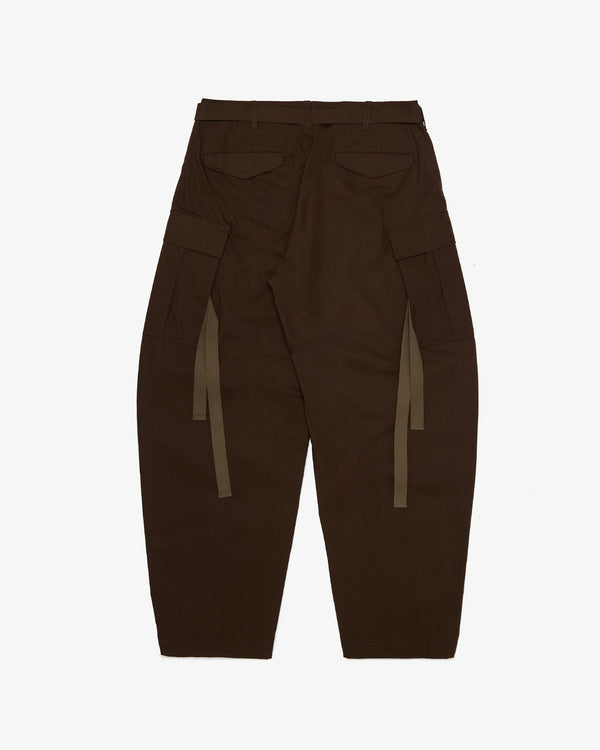 SACAI - Rip Stop Pants - (Brown)