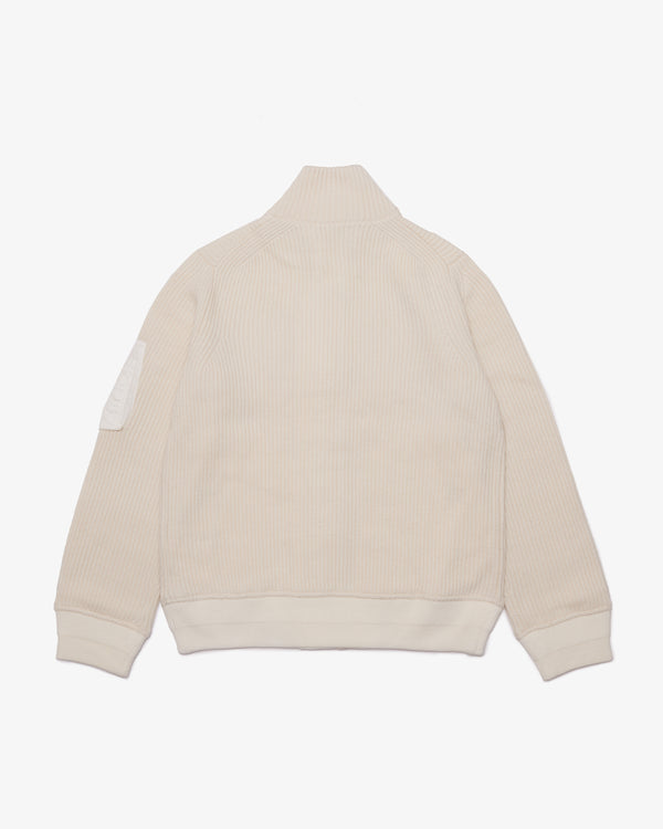 SACAI - Wool Knit Blouson - (Off White)