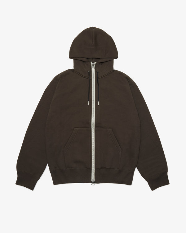 SACAI - Cotton Jersey Hoodie - (Khaki)