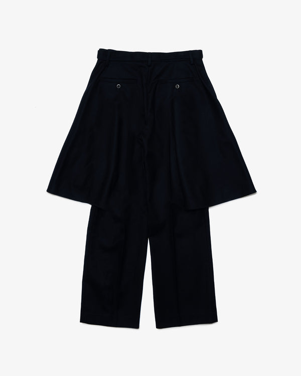 SACAI - Wool Flannel Pants - (Navy)