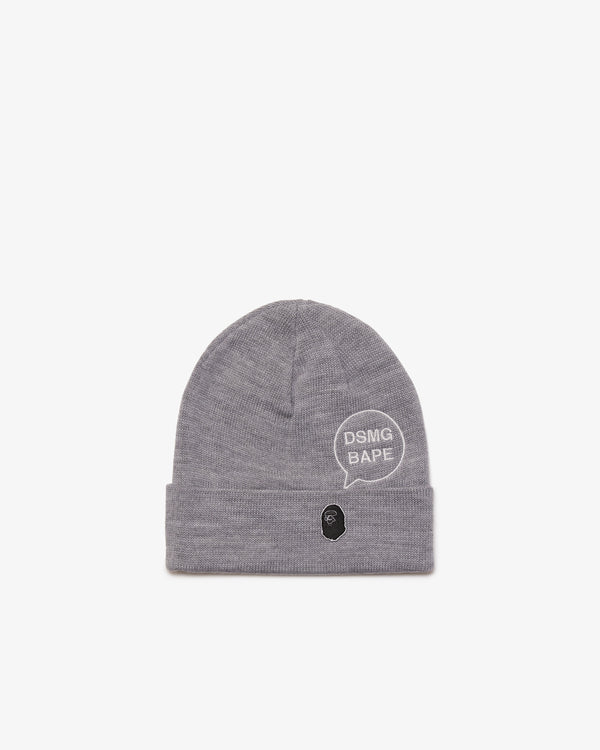 BATHING APE SP - Dsmg X Bape Knit Cap M - (Gray)