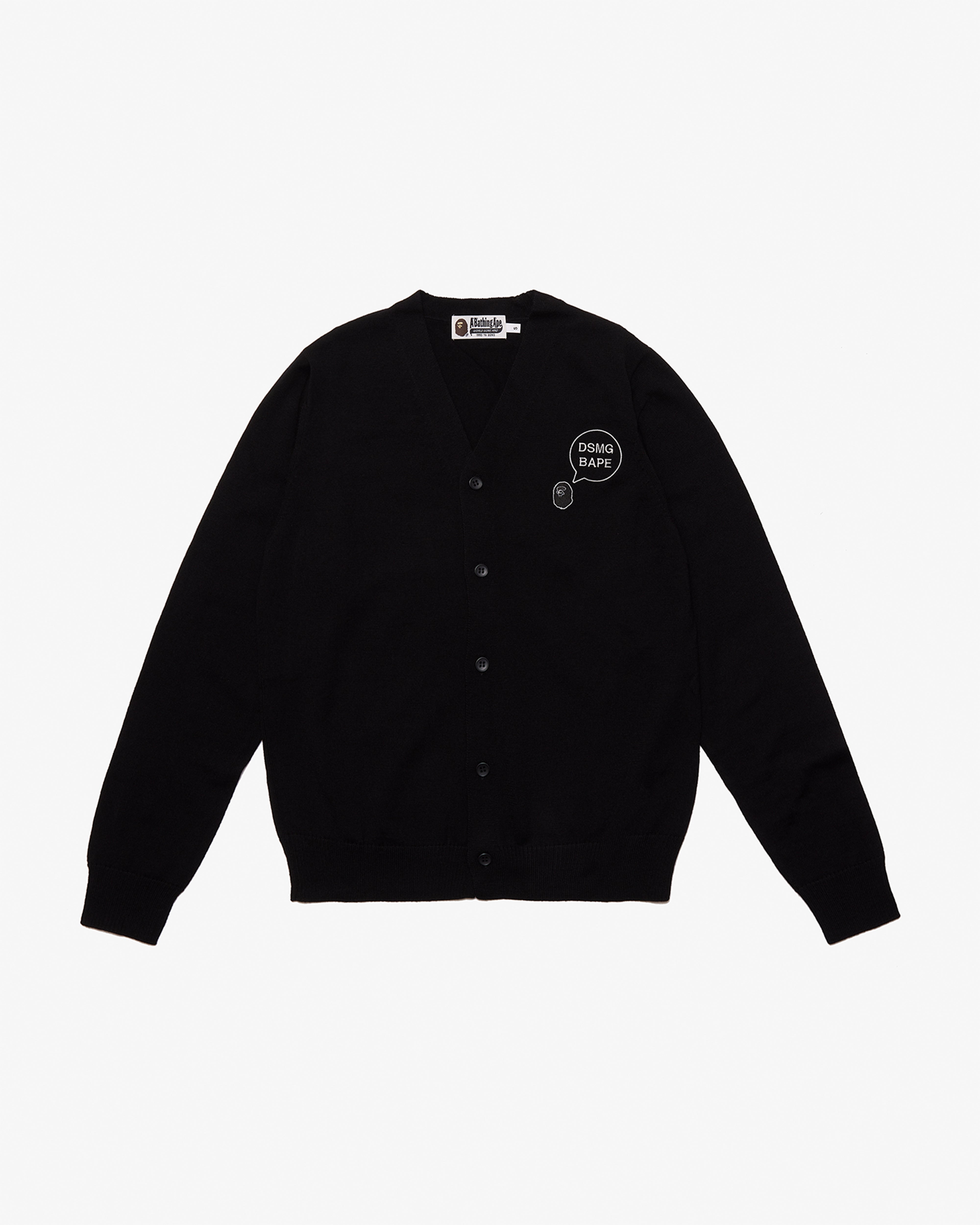 BATHING APE SP: Dsmg X Bape Knit Cardigan M (Black) | DSMG E-SHOP
