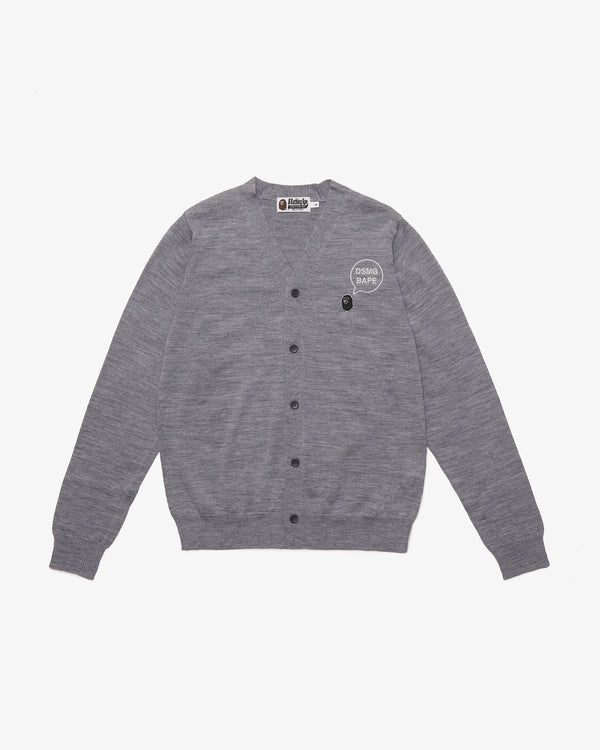 BATHING APE SP - Dsmg X Bape Knit Cardigan M - (Gray)