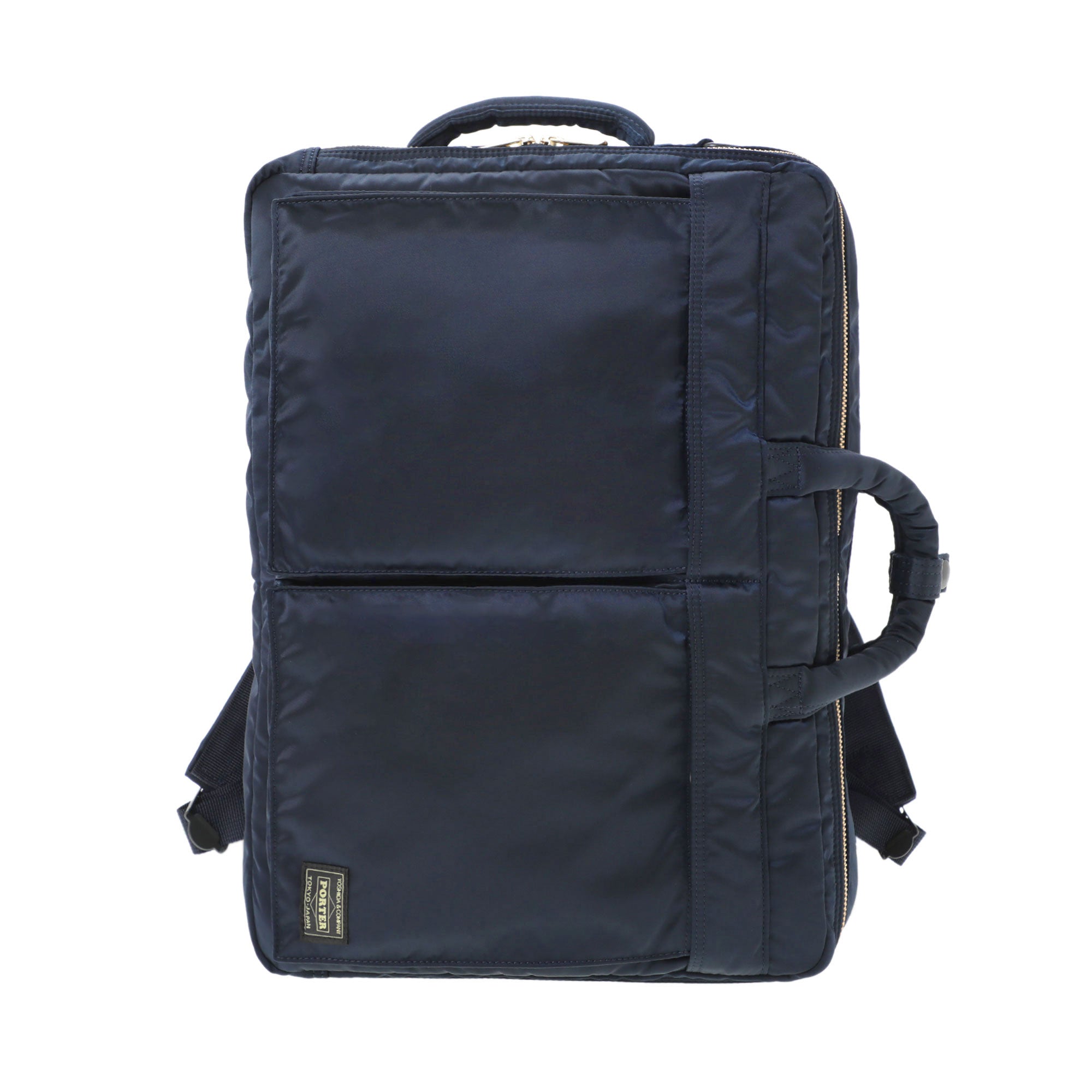 アイアンブルー BAG DOCUMENT 3WAY TANKER PORTER New Meadow - Yoshida by Porter by Navy Bag Document 3-Way Tanker バッグ