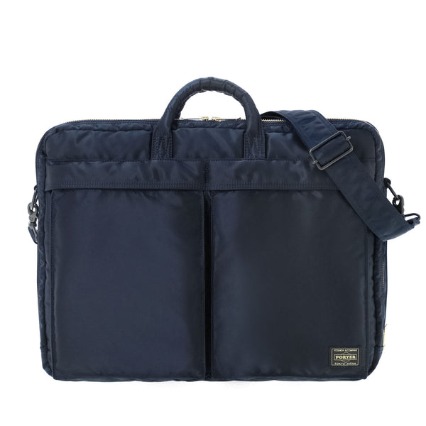PORTER - Tanker 2Way Document Bag W Zip - (Iron Blue)