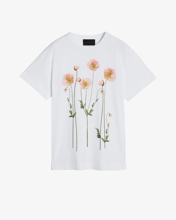 SIMONE ROCHA M - Poppy Field Print T-Shirt - (White)