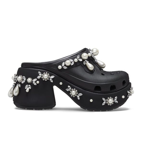 SIMONE ROCHA X CROCS - Siren Spiked - (Black)