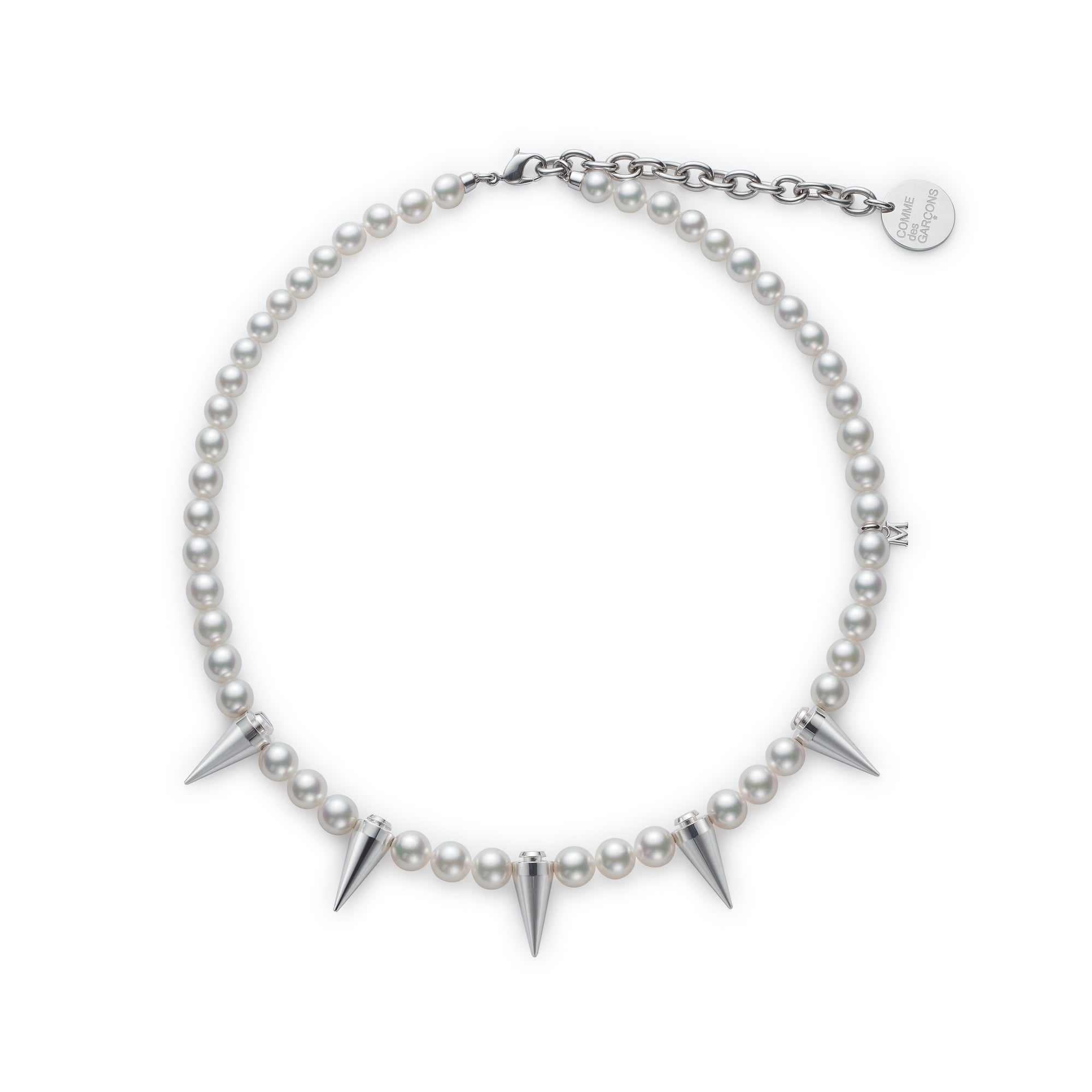 Comme des Garçons - Mikimoto M Cdg Pearl Necklace( Studs) - (WG1643FZ) view 1