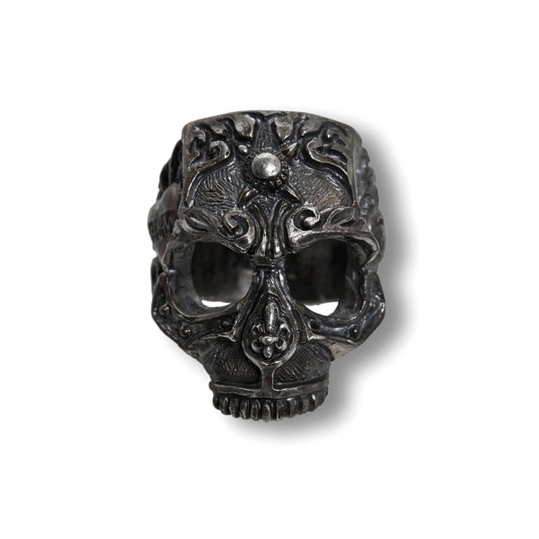 13 Lucky Monkey - Decorated Skull Ring  Ysabelle