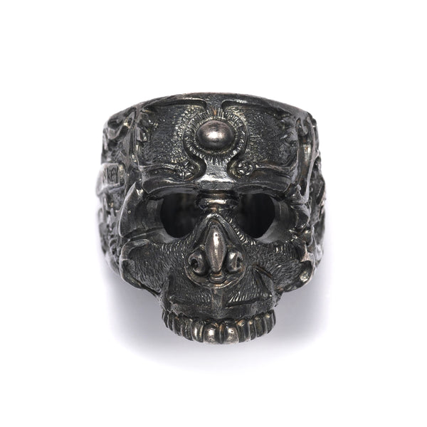 13 Lucky Monkey - Decorated Skull Ring  Esperanza