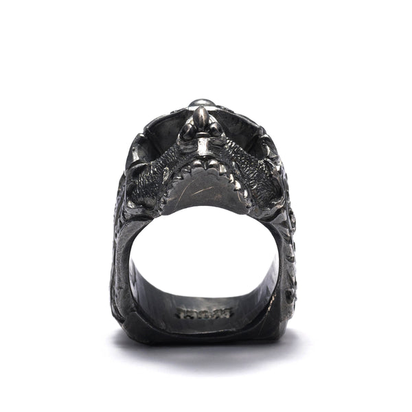 13 Lucky Monkey - Decorated Skull Ring  Esperanza
