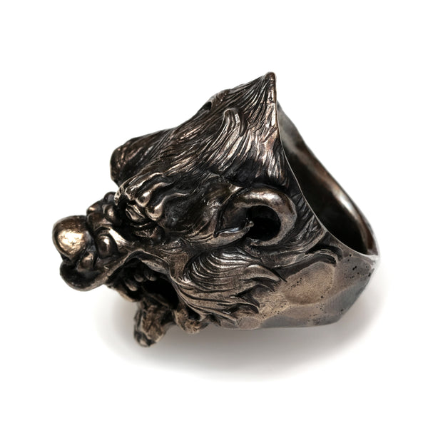 13 Lucky Monkey - Animal Ring  Grizzy Bear Shaman
