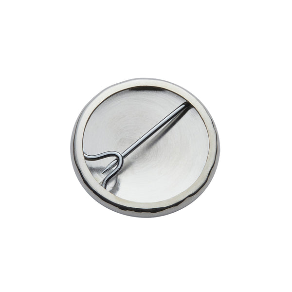 BUNNEY - 23mm Hammered Badge / Silver 925 B0200109