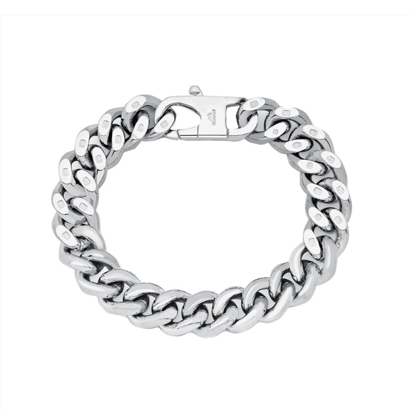 BUNNEY - Curb Change Bracelet Thick / Silver 925 B0400121