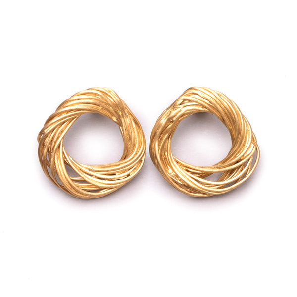 COMPLETED WORKS - EARRING - (YELLOW GOLD)