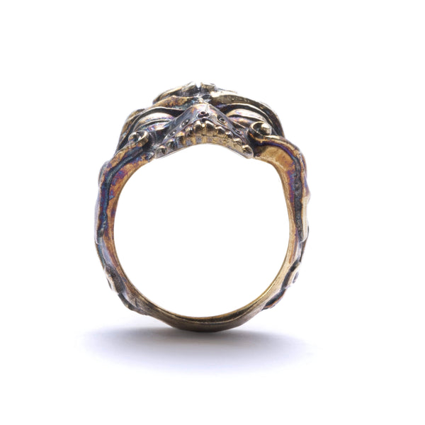 13 Lucky Monkey - Beatrice Ring - (Silver)