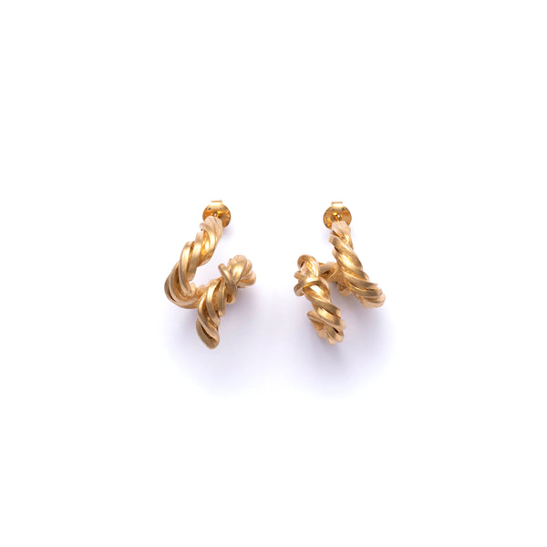COMPLETED WORKS - Gold Earrings - (Yellow Gold)