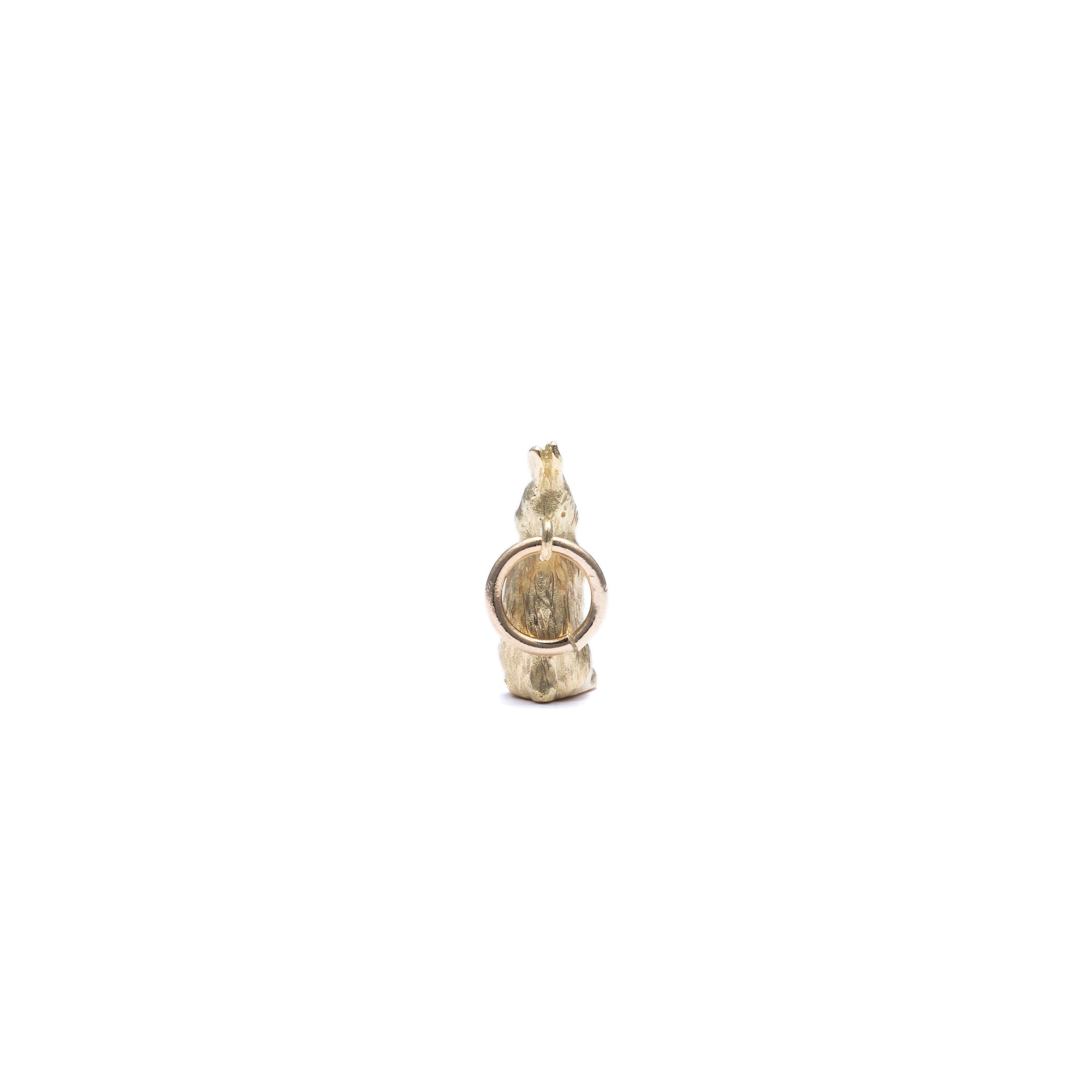 BUNNEY - Small Stand Rabbit Charm - (Gold) view 4
