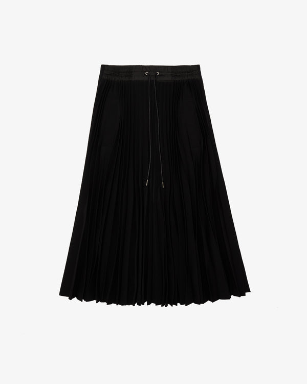 SACAI - Matelasse Twill Skirt - (Black)